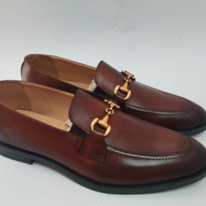 ALVERO Brown Gold Loafer